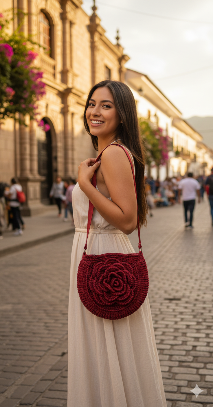 Bolso Flor de Pasión