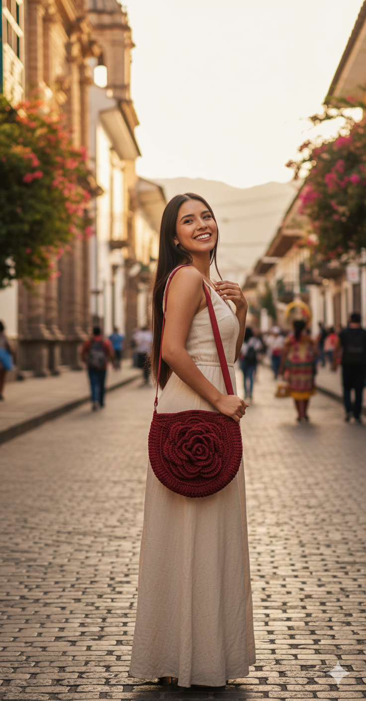 Bolso Flor de Pasión